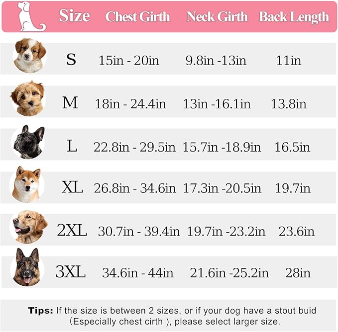 PETDSH Dog Coat Large, Windproof Dog Jacket with Warm Fleece Lining, Thickened Collar Dogs Winter Coat, Adjustable Reflective Pet Coats for Cold Weather (Pink, XX-Large)