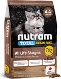 T22 Grain-Free Cat Food – Chicken & Turkey Dry Kibble | Holistic andHigh Protein, Urinary Support, Clean Nutrition for Adult Cats & Kittens | Supports a Strong Immune System (4.4 Pounds)