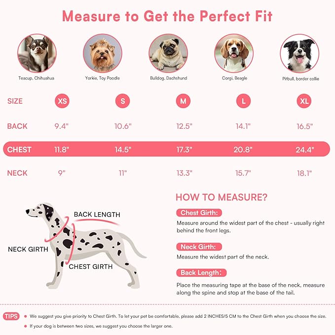 Queenmore Pullover Large Dog Sweater,Classic Turtleneck Warm Dogs Sweater with Leash Hole for Dog Girls Boys,Winter Knitwear Clothes for Dachshund,Corgi,French Bulldog(Pink,L)