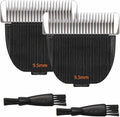 2 Pack Dog Grooming Replacement Blade Compatible with Oneisall Low Noise Dog Clippers, Dog Hair Vacuum Clipper Made of Ceramic Blade & Stainless Steel Blade Size9.5mm