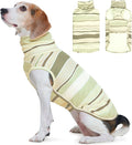 ROZKITCH Dog Sweater Pullover Cold Weather Vest for Dogs, Stretchy Sweatshirt & Soft Jacket with Leash Hole for Indoor and Outdoor Use Girl & Boy Dachshund ShallowCoffee L