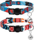 CollarDirect Cat Collar Breakaway with Removable Bell Set of 2 PCS