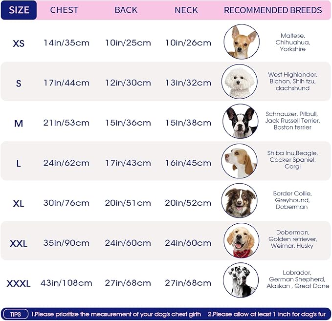 FUAMEY Dog Winter Jackets for Medium Dogs,Dog Coat with Harness Built in,Waterproof Dogs Snowsuits Warm Pet Jacket Zip Up Fleece Cold Weather Coats Reflective Puppy Vest with Pocket Purple M