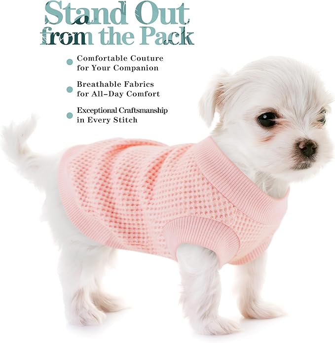 Cozy and Functional Dog Shirts for Small Puppies: Stretchable Blue Attire with Easy-On Design, Ideal for Chihuahuas and Yorkies - Enhance Comfort and Playfulness on Chill Days Small