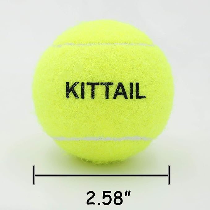 12 Pcs Squeaky Tennis Balls for Dogs - 2.58" Interactive Doggy Toys - Mini Safe, Durable for Small Medium Large Dogs Training Playing, with 1 Reusable Carry Bag