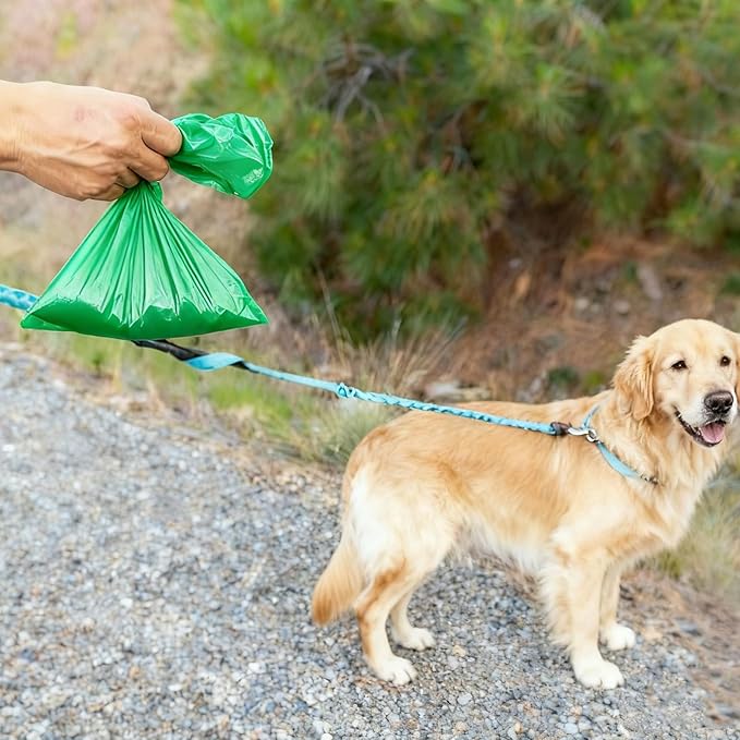 Odor-Sealing Dog Poop Bags XS, 220 Count | Unscented & Durable Disposable Waste Bags for Pet Waste, Home & Travel Use (Green)