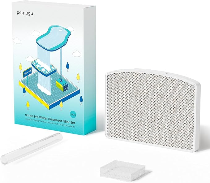 1 Pack Replacement Filters of Cat Water Fountain for PF1/PF1L, Automatic Pet Fountain Filter Set Special (1 Pcs)
