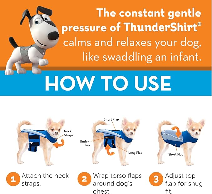 ThunderShirt Breeze for Dogs, X-Large, Aqua, Extra Breathable Mesh Fabric, Dog Anxiety Relief Vest for Every Day Stress & Calming During Thunder Storms and Fireworks