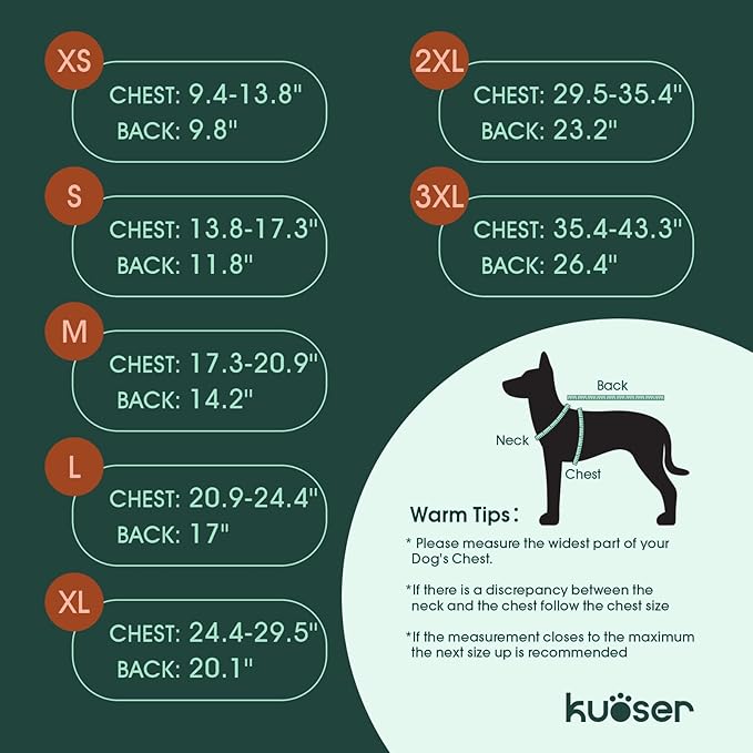 Kuoser Dog Winter Coat, Reversible Dog Jacket, Warm Doggie Coat British Style Puppy Cold Weather Vest, Windproof Pet Clothes Vest for Small Dogs, Pink S