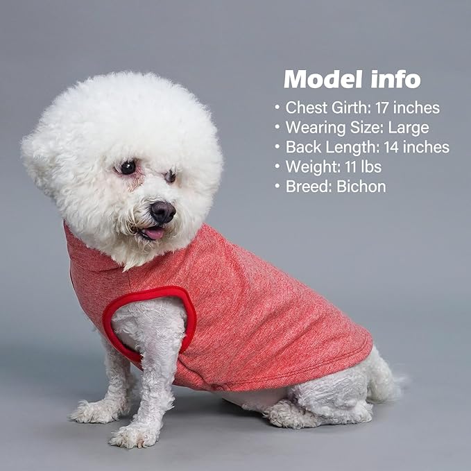 KYEESE 2Pack Dog Sweater Warm Dogs Clothes Stretchy Dachshund Clothes Turtleneck Dog Sweaters for Medium Dogs Girl Soft Pet Coats Turtleneck Pets Sweatshirt
