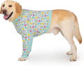 Dog Recovery Shirt for Front Legs, Dog Elbowpads Sleeve Protect Dogs Elbows Arms,Stop Licking Joints After Surgery, Help with Injury Healing Covers The Wound, Cone Alternatives (Blue, 5XL)