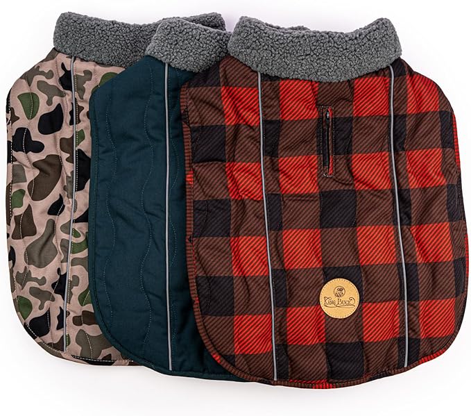 King Buck After-Hunt Quilted Sherpa Jacket, Deep Teal, S/M