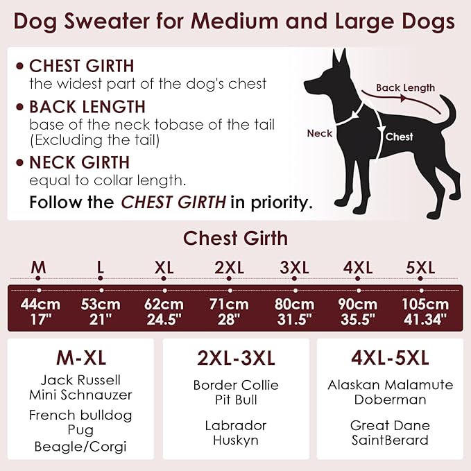 Dog Sweater XL, Turtleneck Sweaters for Large Dogs Girl Boy, Thermal Knit Sweatshirt with Leash Hole Easy Walking, Warm Big Dog Holiday Clothes Christmas for Beagle Corgi Cocker Spaniel, Green XL