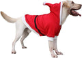 Santa Claus Father Christmas Costumes Clothes for Extra Large Dogs Hoodies Labrador Rottweiler Great Dane, Red, 3X-Large