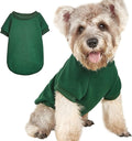 Puppy Sweater for Small Dogs Clothes Warm Winter Cat Clothe Pet Sweatshirt Knitwear Doggie Kitten Clothing, Green, Medium