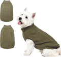 Mihachi Turtleneck Dog Sweater - Winter Coat Apparel Classic Cable Knit Clothes with Leash Hole for Cold Weather, Ideal Gift for Pet in New Year Army Green New S