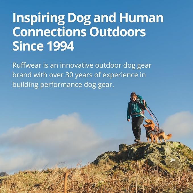 Ruffwear, Sun Shower Dog Raincoat, All-Weather Jacket, Waterproof, Windproof & Lightweight, Mineral Yellow, Large