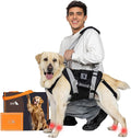 Dog Lift Harness for Large Dogs,Full Body Dog Sling Carrier with Handle,for Up Stair/Back Legs Support/Dogs Joint Injuries/Arthritis (Large)