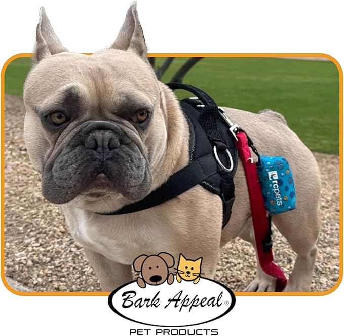 Bark Appeal Purple No-Pull Dog Harness for Large to Extra Large Sized Pets – Adjustable, Reflective Vest with 3 Leash Clips for Added Control, Easy Walks & Training – XL