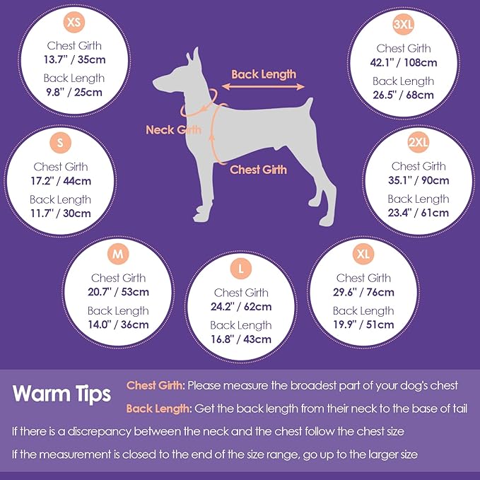 SUNFURA Small Dog Coat with Harness Built in, Warm Dog Jacket Winter with Zipper On Back, Waterproof Pet Snow Jacket Snowsuit Pet Sweater Clothes for Schnauzer, Yorkshire Terrier, Navy Blue S