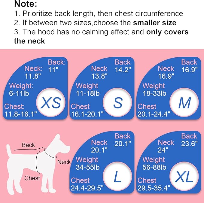 Dog Anxiety Vest for Small Dogs-XS,Sleeveless Calming Shirts Adjustable Chest | New Places,Social Stress,Warp Body to Relief Anxious,Breathable for All-Seasons(Black)