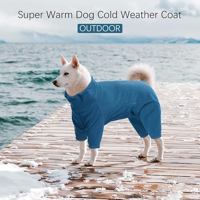 ROZKITCH Doberman Sweater for Dogs, Pet Windproof Warm Cold Weather Jacket Vest Cozy Jumpsuit Apparel Outfit Clothes for Small Medium Large Dog Walking Sleep 2XL