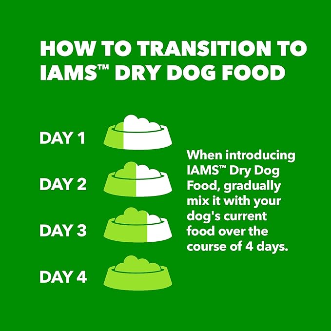 IAMS Proactive Health Healthy Aging Large Breed Dog Food for Mature and Senior Dogs with Real Chicken, 30 lb. Bag