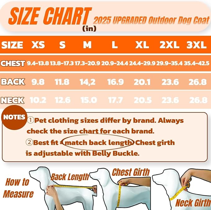 Upgraded Insulated Dog Winter Coat, Relaxed Fit Puppy Hard Shell Jacket with Full-Body Reflective Strips, Ultra-Soft Fur Collar Coats for Small Dogs, Tangle-Free Pet Apparel for Boys Girls(Orange, S)