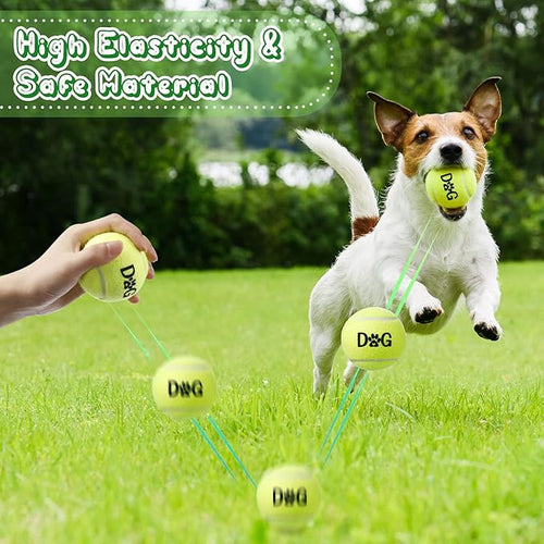 40 Pack Tennis Balls Dog Toys Bulk 2.5 Inch with Carry Bags, Easy Catching Interactive Fetch for Pet Puppy Small Medium Large Dogs Training Exercise and Practice