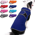 MIGOHI Reflective Waterproof Windproof Dog Coat - Warm Jacket Reversible Stormguard Winter Vest for Small to Large Dogs (Navy, M)