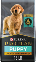 Purina Pro Plan High Protein Dry Puppy Food, Chicken and Rice Formula - 18 lb. Bag