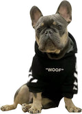 ChoChoCho Stylish Dog Hoodie Dog Clothes Streetwear Cotton Sweatshirt Fashion Outfit for Dogs Cats Puppy Small Medium Large (4XL, Black)