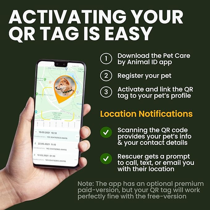BRONZEDOG Rolled Leather Dog Collar for Small Medium Large Dogs with QR ID Tag (L: 16-18 Inch, Powder Pink)