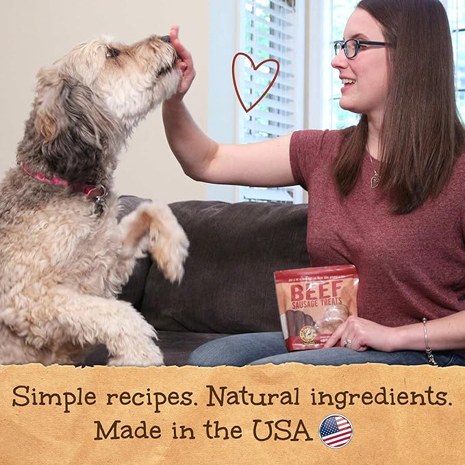 Happy Howie's Sausage Treats - Healthy Dog Treats, Flavorful, Slow Cooked, Natural Ingredients, Chewy, Hormone Free - Turkey, (Pack of 3)