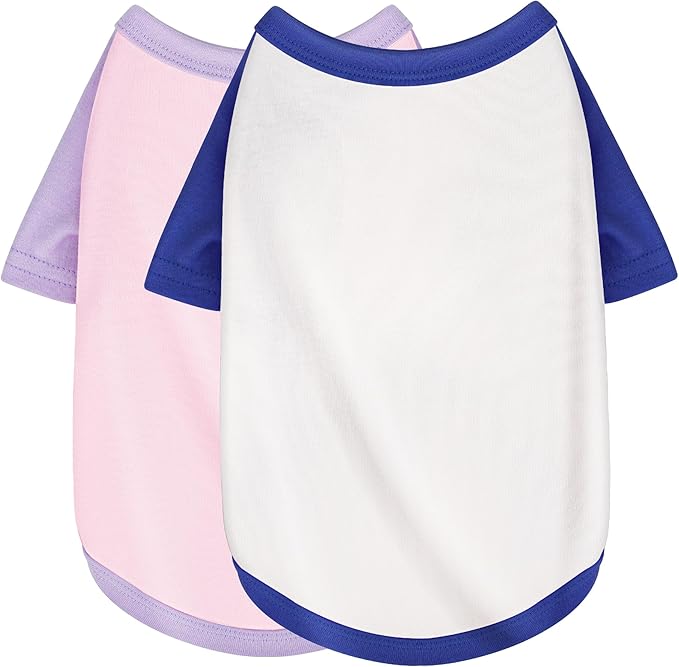 Stylish 2PCS Color Block Dog Shirt: Premium Polycotton Blend, Comfortable, Breathable, and Wrinkle-Resistant. Perfect Apparel for Small, Medium, & Large Dogs, a Must-Have for Pet Lovers XXL