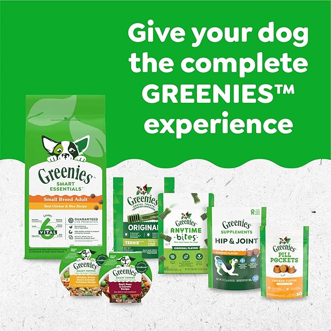 Greenies Original Petite Dental Dog Treats, 3 oz. Pack (5 Treats)
