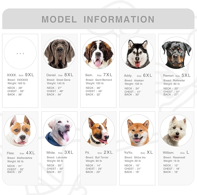 Extra Large Dog Pajamas Pjs Bodysuits Full Body Coverage Onesie Clothes Anxiety Calming Surgery Recovery Suit for Great Dane, Brown, 9X-Large