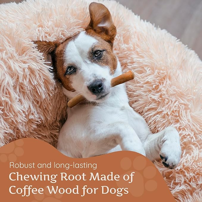 Wildfang® Coffee Wood Dog Chew, XS - Tough Chew Toys for Aggressive Chewers, Dog Teething Toys for Puppies, Training for Chewing Muscles, Coffee Tree Sticks for X-Small Dogs (Under 22 lbs)