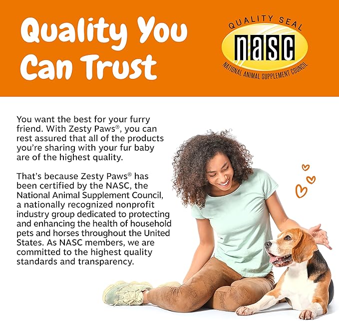 Zesty Paws Scoot Away Soft Chews - Healthy Bowel Function with Bromelain, Vita Fiber for Dogs, & Dandelion Root for Dog Digestive Support and Gut Health - 90 Soft Chews