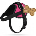 Bark Appeal Pink No-Pull Dog Harness for Large to Extra Large Sized Pets – Adjustable, Reflective Vest with 3 Leash Clips for Added Control, Easy Walks & Training – XL