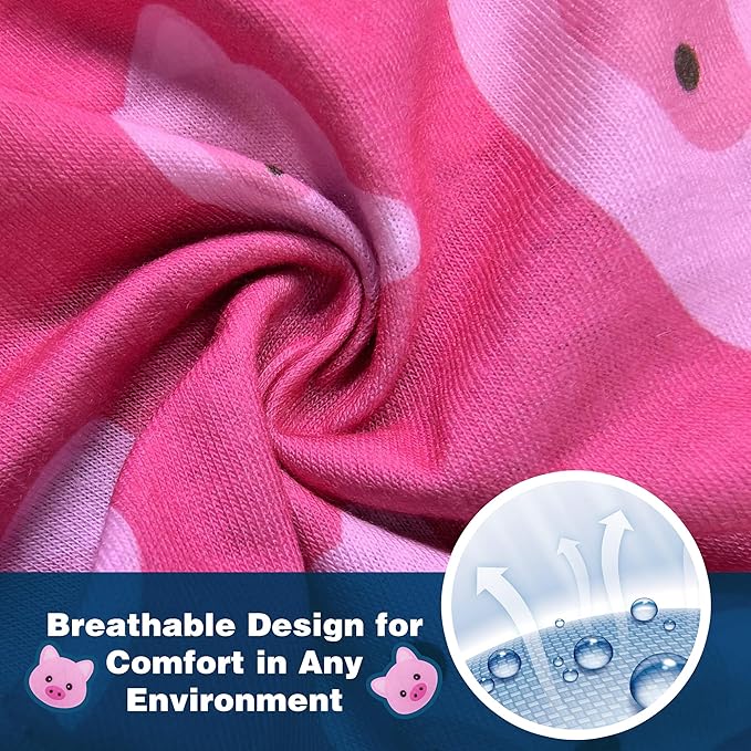 Adorable Pink Pig Dog Shirt: Lightweight Polyester Cartoon Puppy Vest, Small Medium & Large Dog T-Shirt, Summer Pet Clothes, Cute Dog Apparel, Breathable Dog Tank Top 3XL