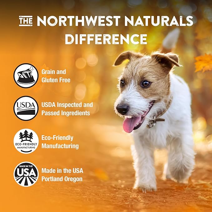 Northwest Naturals Freeze-Dried Beef Blood Functional Topper - for Dogs & Cats - Healthy, 1 Ingredient, Human Grade Ingredients, All Natural, Proudly Made in USA, 3.5 Oz (Pack of 1)