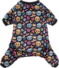 CuteBone Small Dogs Outfit Soft Puppy Onesies Pjs Halloween Dog Pajamas Pet Coat Cat Apparel Comfy Doggie Jumpsuit Bodysuit for All Seasons P73L