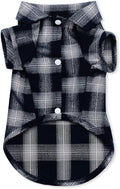 Koneseve Dog Shirt, Pet Plaid Clothes Shirt T-Shirt, Sweater Bottoming Shirt for Small Dog Cat Puppy Grid Adorable Wearing Stylish Cozy Halloween,Christmas Costumes (Blue;XS/Extra Small)