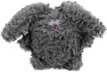 goDog PlayClean Rabbit Squeaky Plush Dog Toy with Odor-Eliminating Essential Oils, Chew Guard Technology - Gray, Large