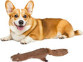 SPOT Skinneeez Plus Squirrel - Stuffing Free Dog Toy with Two Piece Rubber Body and Two Squeakers, Fun to Bite, Stuffingless Design is Great for Moderate Chewers, Tug Toy for Puppies & Dogs - 15in