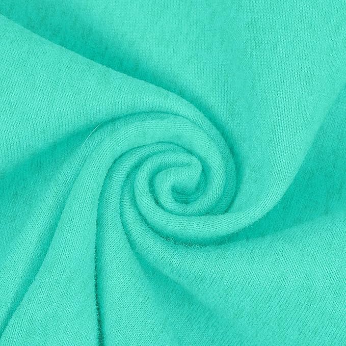 FUAMEY Dog Fleece Vest for Medium Dogs,Warm Stretchy Dog Sweatshirts Pullover with Leash Hole Dogs Sweater Soft Pet Turtleneck Cozy Pet Vest Lightweight Sleeveless Cyan M