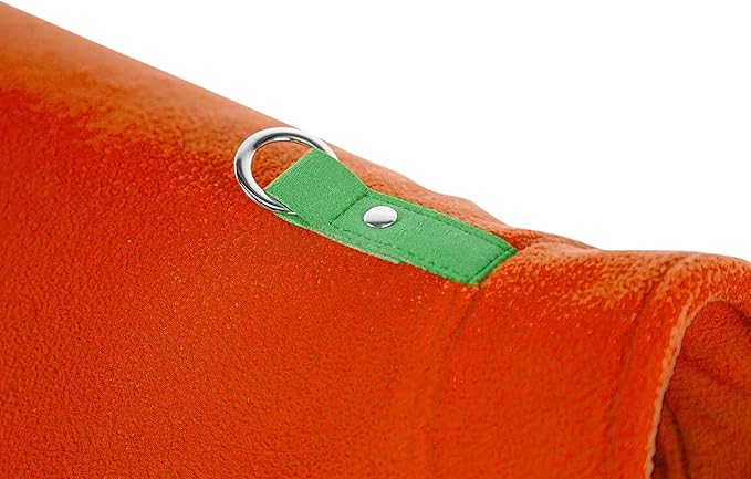Gooby - Fleece Vest, Small Dog Pullover Fleece Jacket with Leash Ring, Pumpkin, X-Small
