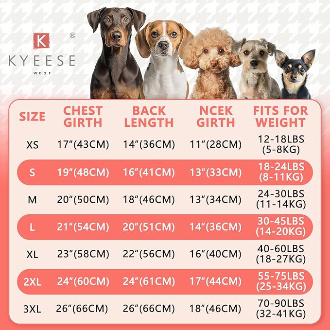 KYEESE Dog Sweater with Leash Hole Comfy Pullover Sweater Medium Size Male with Reflective Yarn Warm Pet Coats Stretchy Cozy Lightweight Thick Knitwear Dog Clothes,Brown, X-Large