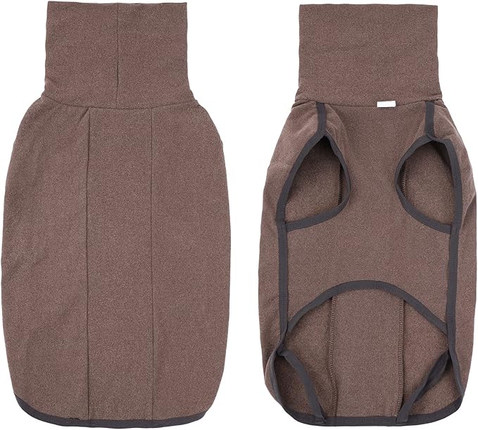 Dog Sweater Pullover Cold Weather Vest for Dogs Dog Sweatshirt & Jacket for Indoor and Outdoor Use (XXX-Large, Brown)